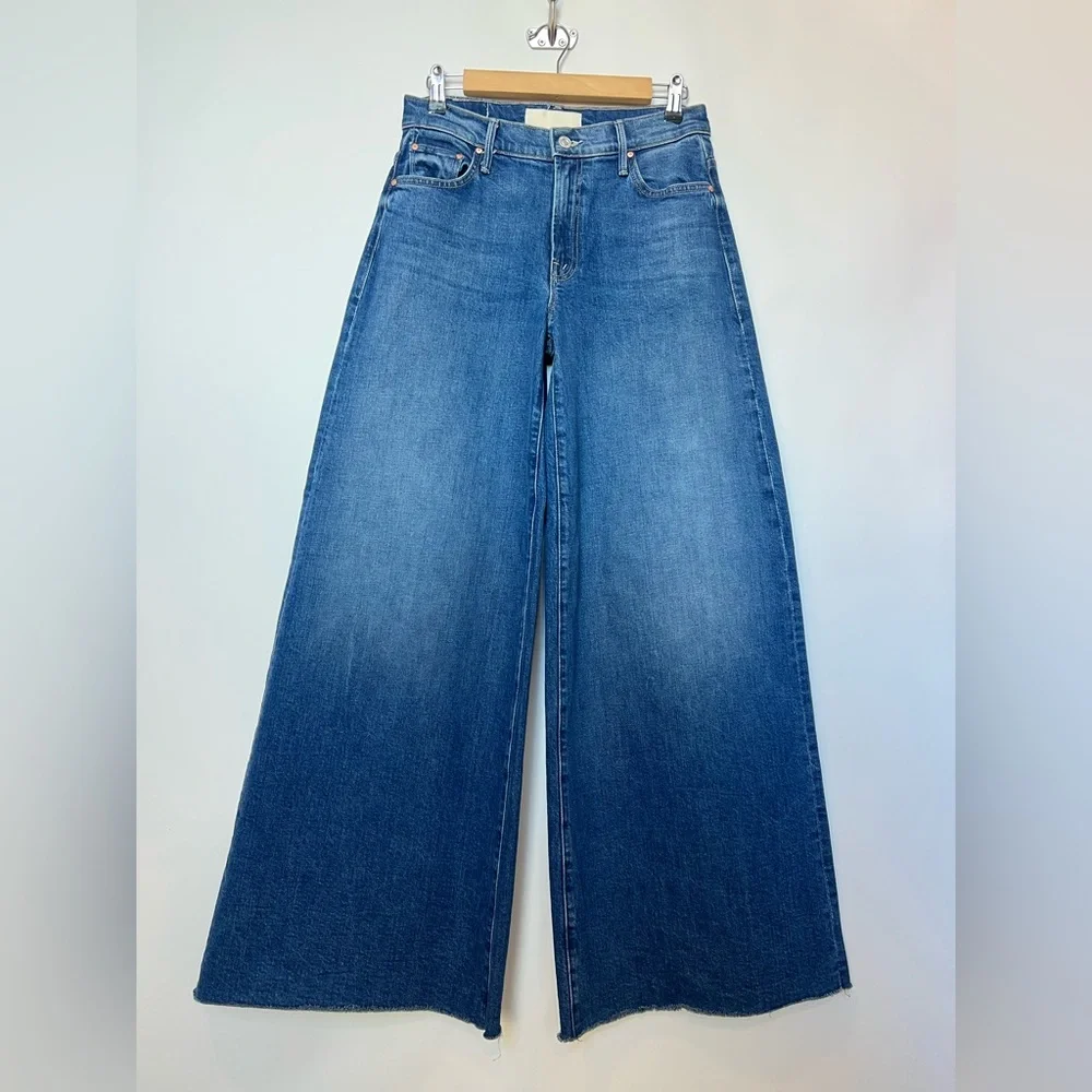 Mother The Swisher Sneak Fray Jeans Size 26 - Picture 2 of 16